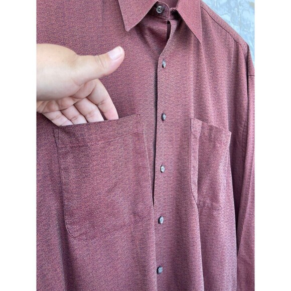 BURBERRYS OF LONDON VINTAGE FRONT BUTTON SHIRT SIZE LARGE - Picture 6 of 10
